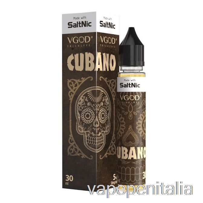 Scatola Vape Mod Cubano - Vgod Saltnic - 30ml 25mg